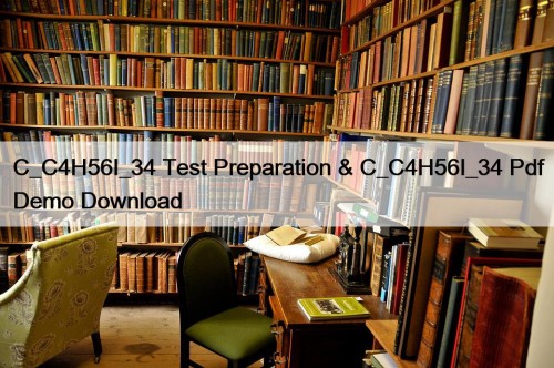 C_C4H56I_34 Test Preparation & C_C4H56I_34 Pdf Demo Download